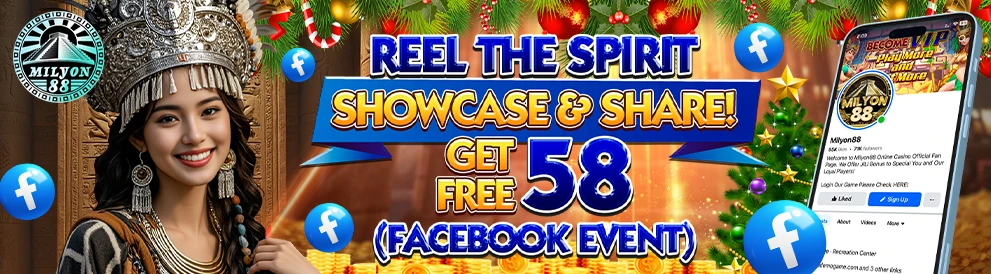 Facebook Share promo at Milyon88