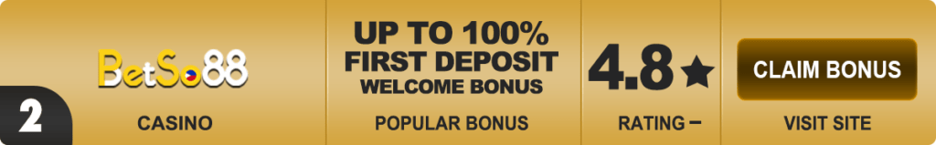 Betso88 free100 bonus