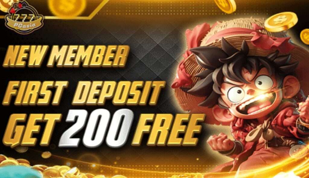 PGAsia First deposit free bonus on registration