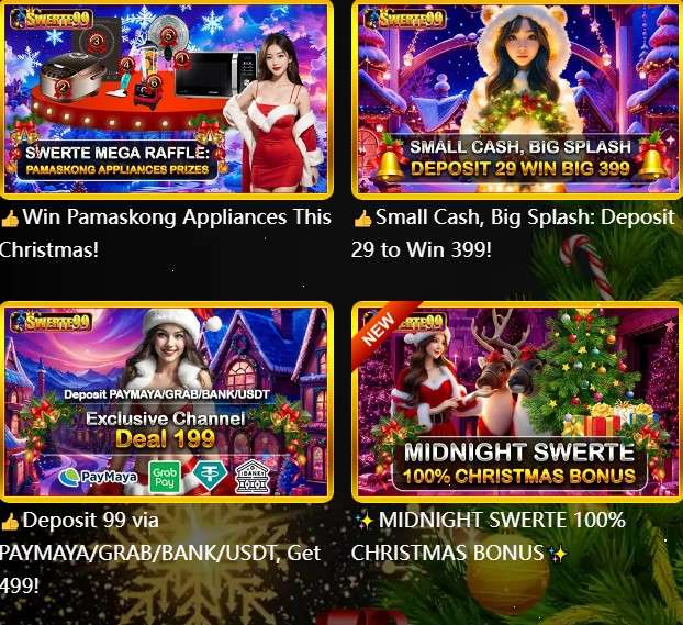 Seasonal Promos at Swerte99 casino