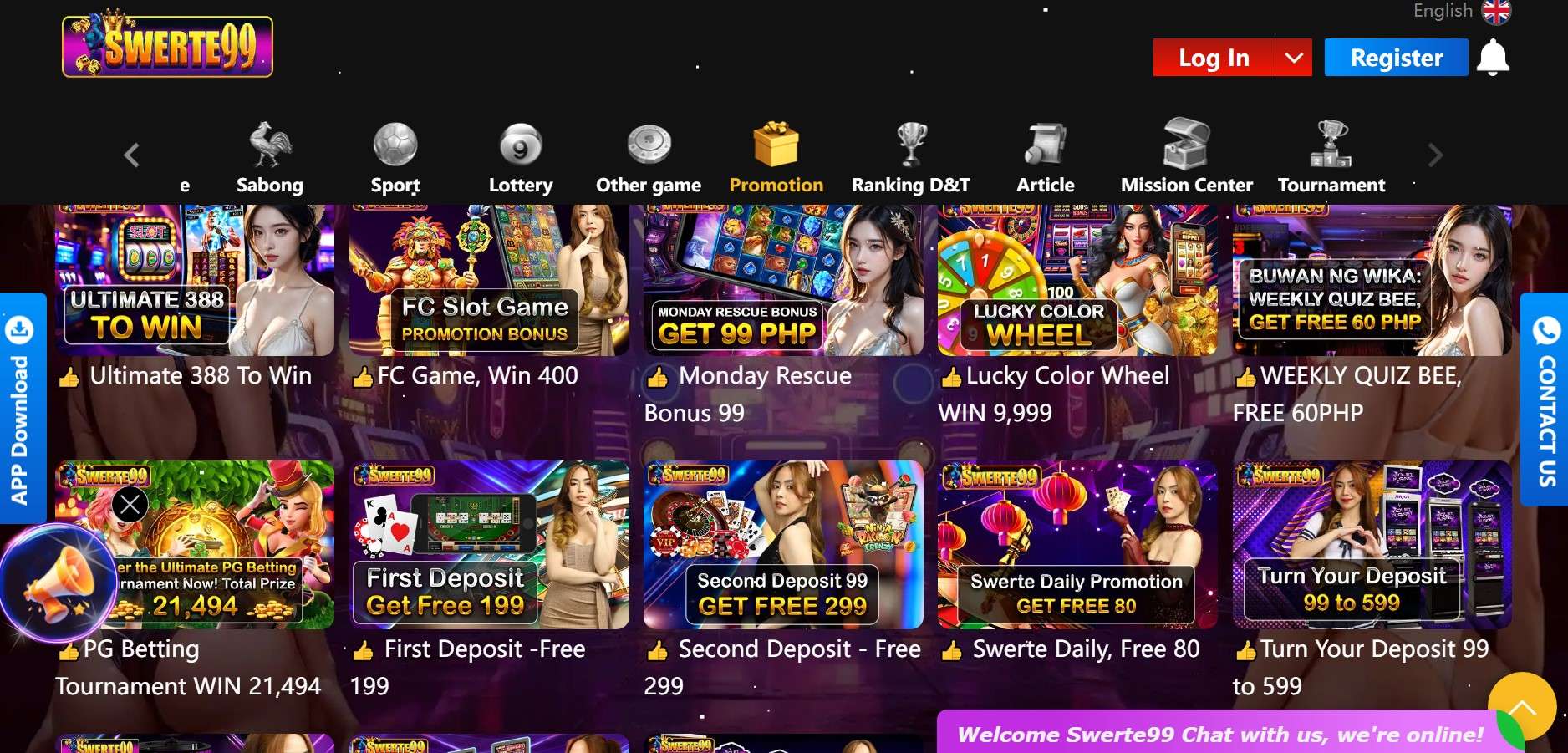 Swerte99 casino promotions