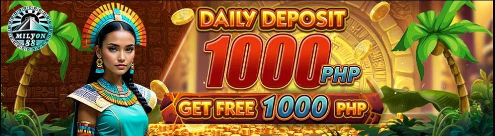 Daily Deposit Bonus at Milyon88