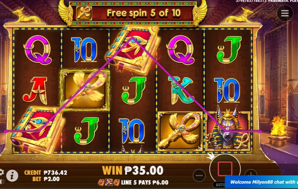 Book of Fallen slot free spin wins