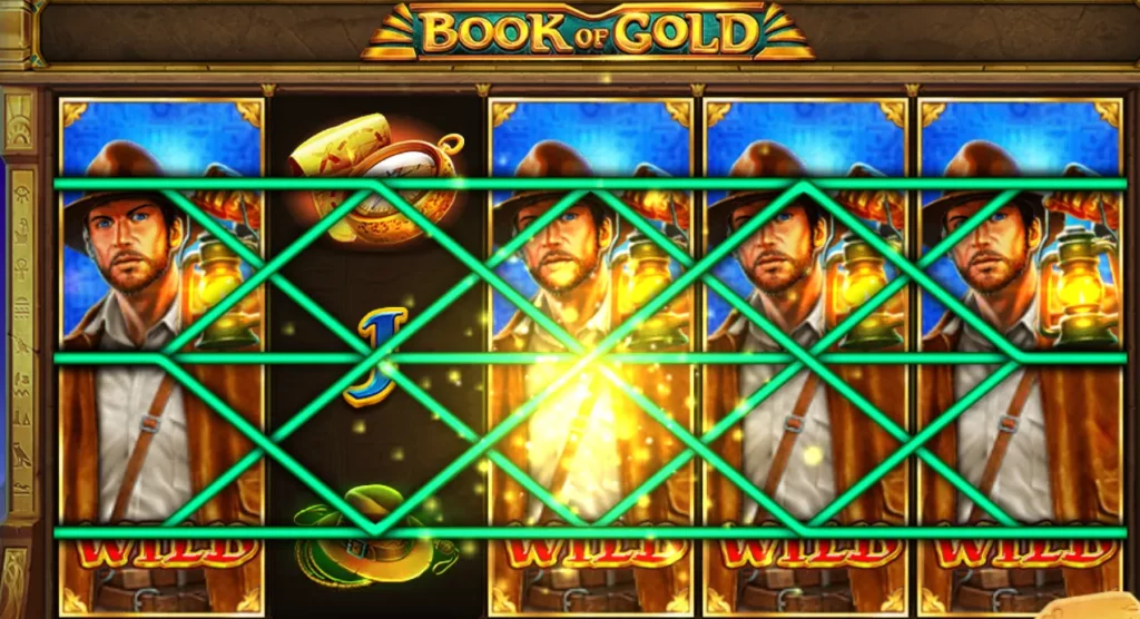 Book of Gold slot Interface