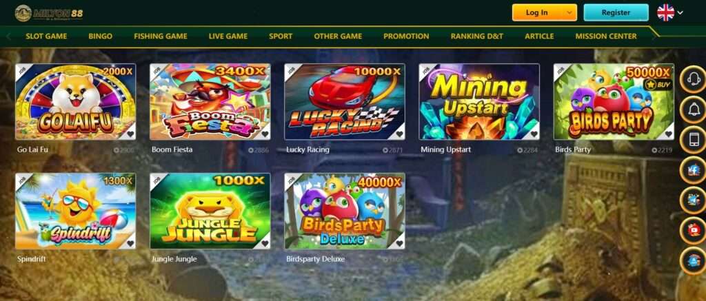 Play Birds Party slot free 100 at Milyon88 casino